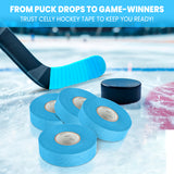 Power Blue Cloth Hockey Tape (4 pack)