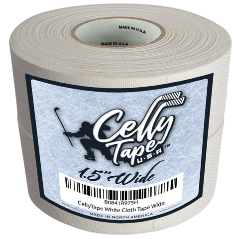 WHITE CLOTH HOCKEY TAPE 1.5'' WIDE