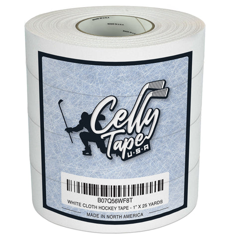 White Cloth Hockey Tape (4 pack)